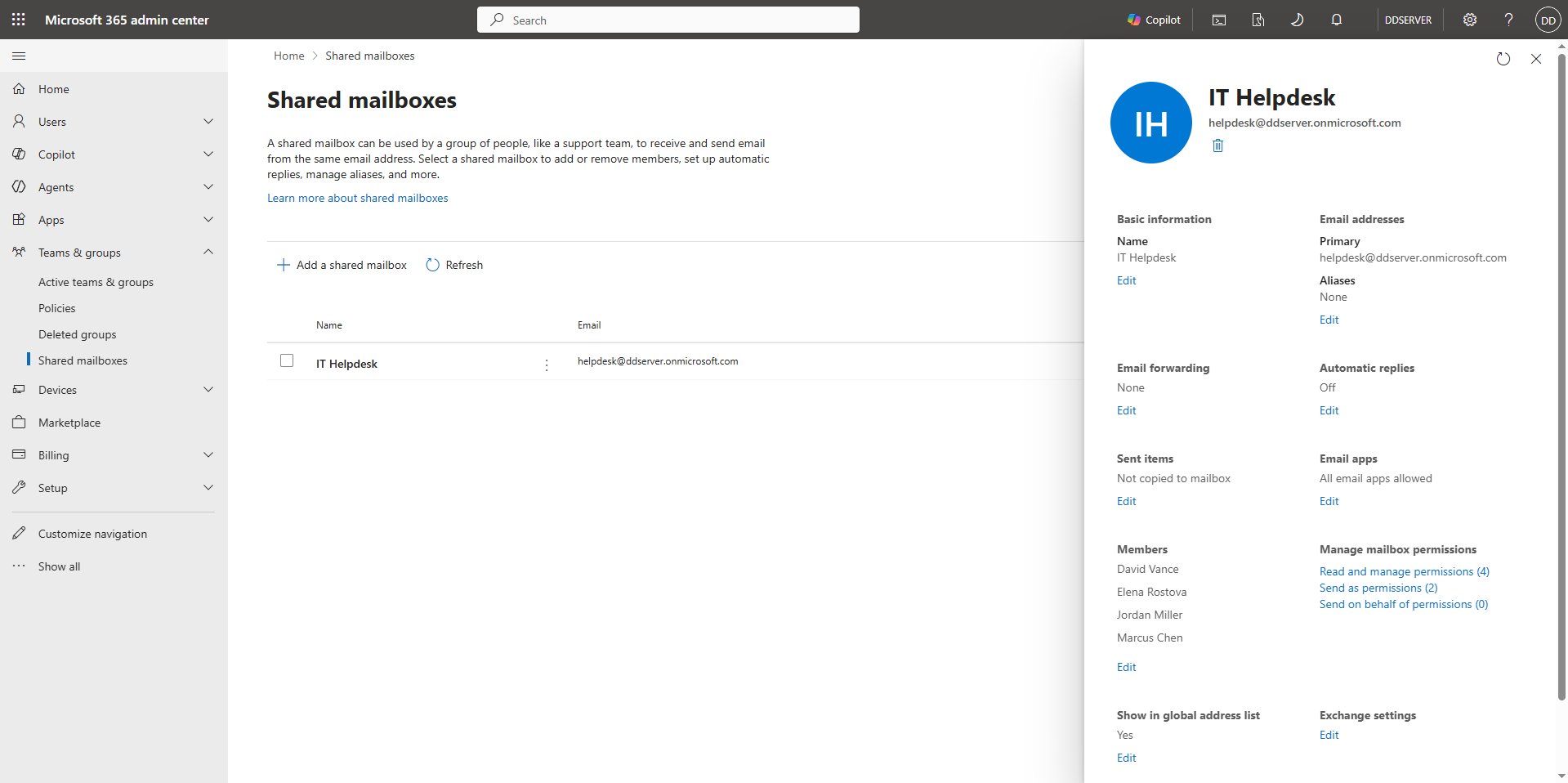 IT Helpdesk Shared Mailbox Creation